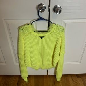 Womens cropped sweater